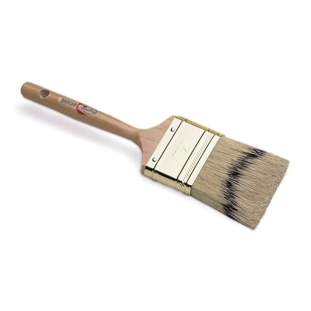 REDTREE INDUSTRIES Redtree Industries 10011 Badger Fine Finish Natural Bristle Paint Brush - 1" 10011